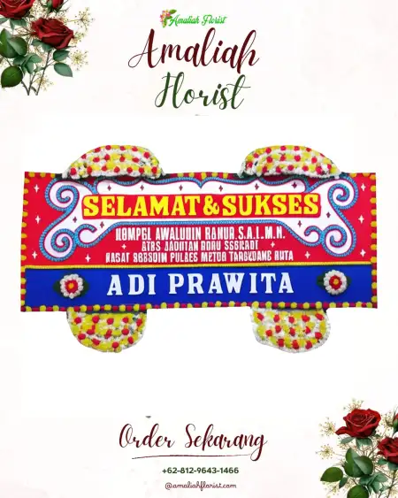 Papan Bunga Ucapan Selamat Paduroso